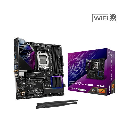 ASRock B850M Riptide WiFi AMD Motherboard