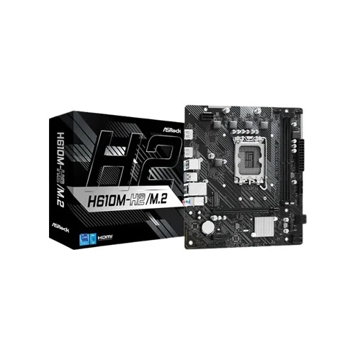 ASROCK H610M-H2/M.2 12th, 13th and 14th Gen mATX DDR4 Motherboard