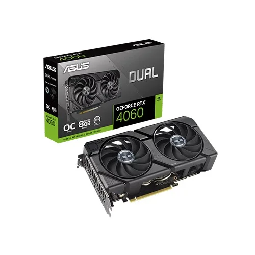ASUS Dual GeForce RTX 4060 OC Edition 8GB GDDR6 Graphics Card