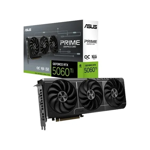 ASUS PRIME GeForce RTX 5060 Ti 16GB GDDR7 OC Edition Graphics Card