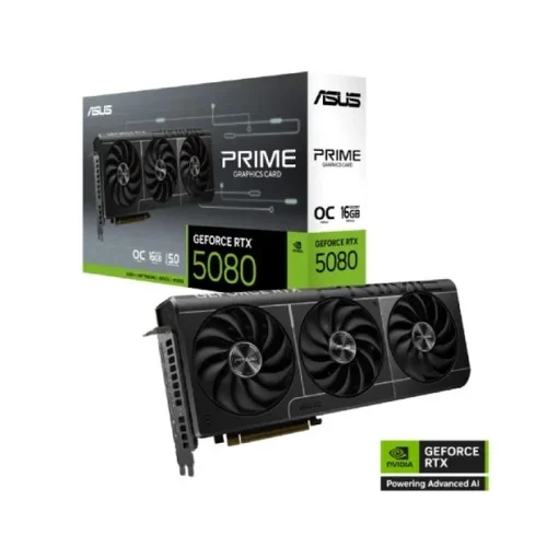 ASUS PRIME GeForce RTX 5080 16GB GDDR7 OC Edition Graphics Card
