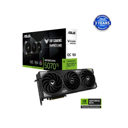 ASUS TUF Gaming GeForce RTX 5070 Ti 16GB GDDR7 OC Edition Graphics Card