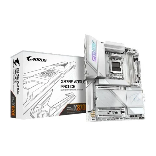 GIGABYTE  X870E AORUS PRO ICE DDR5 Motherboard