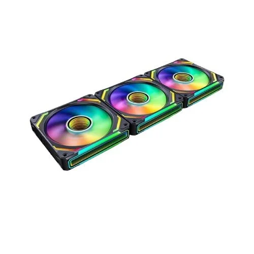 AsiaHorse Cosmiq 120mm Uni Case Fan 3-In-1 (Black)