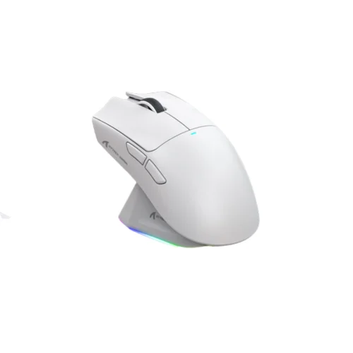 Attack Shark X11 63g PAW3311 22000DPI Tri-Mode Wireless Gaming Mouse with RGB Charging DOCK White