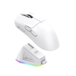 Attack Shark X11 63g PAW3311 22000DPI Tri-Mode Wireless Gaming Mouse with RGB Charging DOCK White