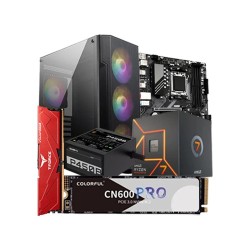 Budget PC with AMD Ryzen 7 7700 Gaming Processor