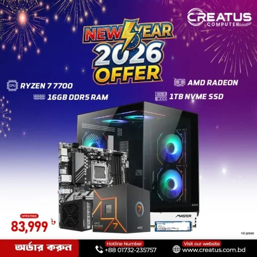 Budget PC Package Ryzen 7 7700 Gaming Processor