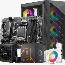 Budget PC with AMD Ryzen 7 7700 Gaming Processor