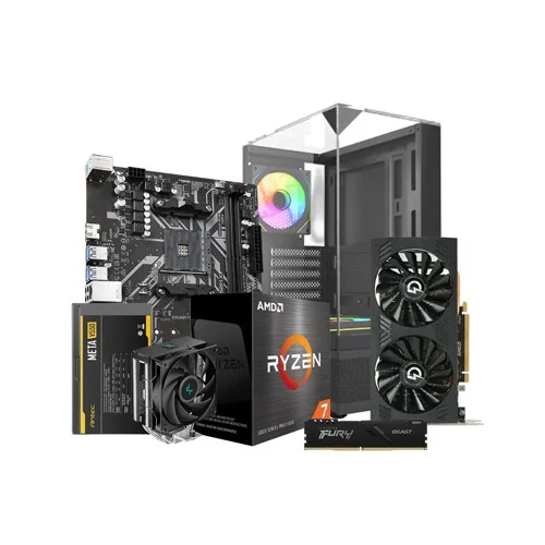 Budget PC With AMD Ryzen 7 5700X Processor