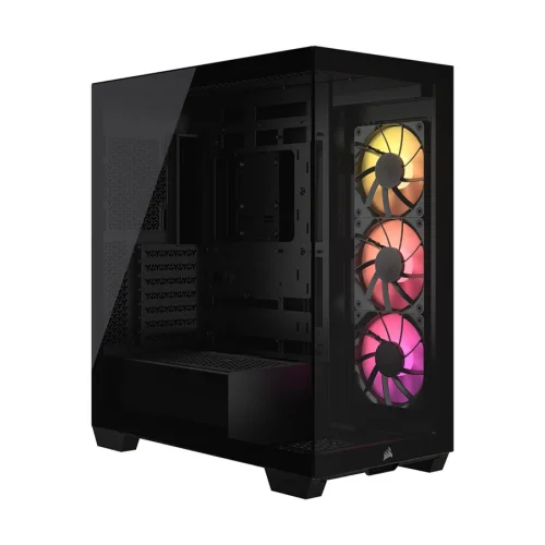 Corsair 3500X ARGB Mid Tower Black E-ATX Gaming Desktop Casing 