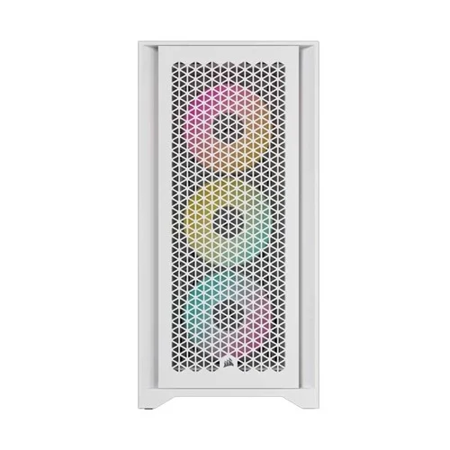 Corsair iCUE 4000D RGB AIRFLOW Mid-Tower Casing (White)