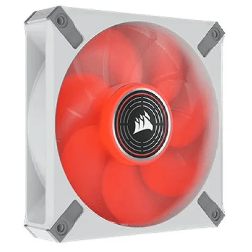 CORSAIR ML120 LED ELITE Red Premium 120mm PWM Magnetic Levitation Fan (White)