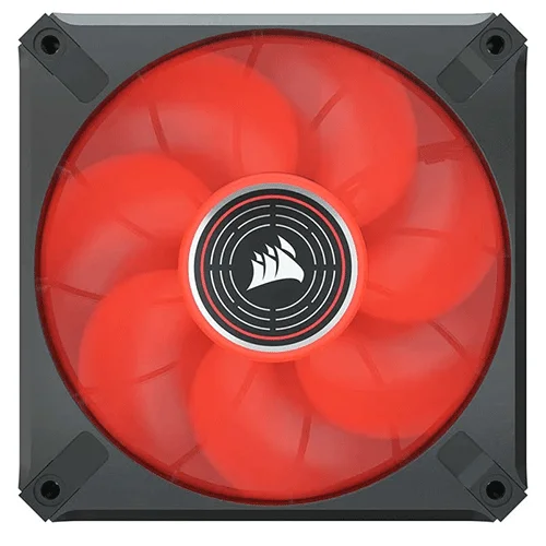 Corsair ML120 LED Elite Red Premium PWM Black Casing Cooling Fan