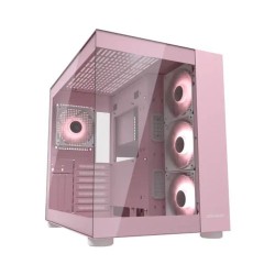 Cougar FV150 RGB Dual Chamber Mid Tower Pink Gaming Casing