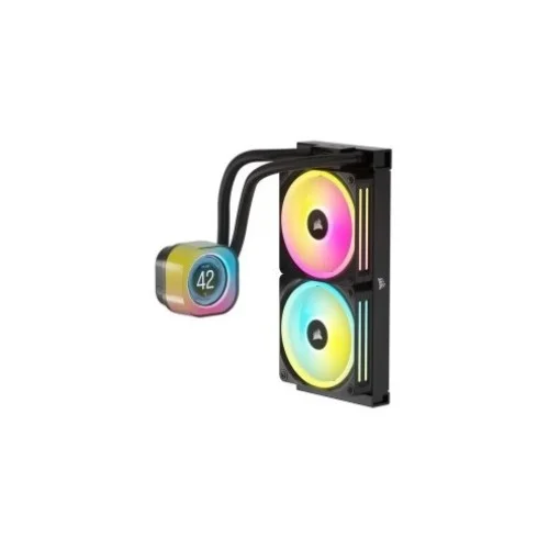 Corsair iCUE LINK H100i LCD Liquid CPU Cooler (Black)