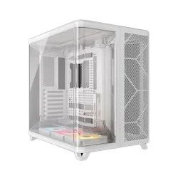 Corsair AIR 5400 RS-R ARGB Triple Chamber Mid-Tower PC Case White