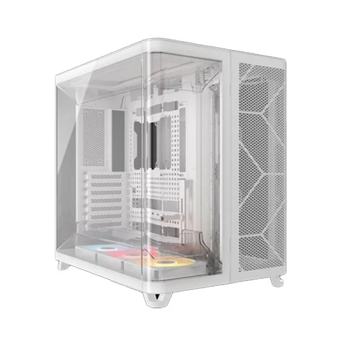 Corsair AIR 5400 RS-R ARGB Triple Chamber Mid-Tower PC Case White