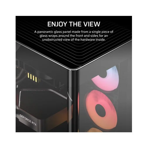 Corsair FRAME 4500X RS-R ARGB Panoramic Glass Mid-Tower PC Case Black