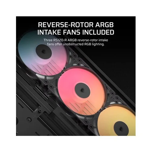 Corsair FRAME 4500X RS-R ARGB Panoramic Glass Mid-Tower PC Case Black