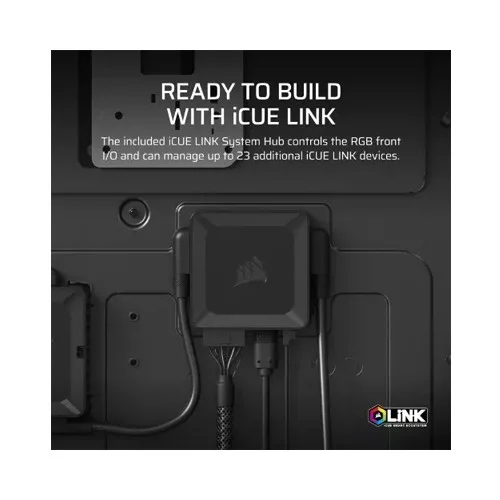 CORSAIR iCUE 9000D RGB Airflow Tower TG Case — Black