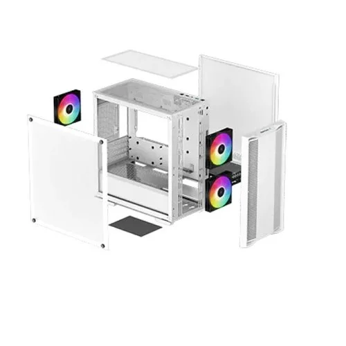 DeepCool CC360 WH ARGB Micro-ATX Case