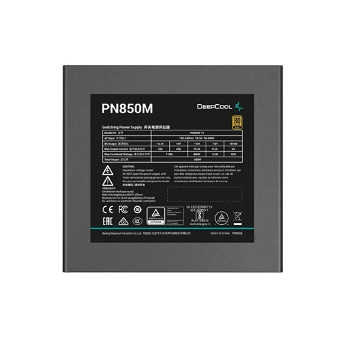 DeepCool PN750M 750W 80 Plus Gold Fully Modular Power Supply