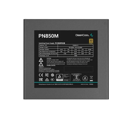DeepCool PN850M 850W 80 Plus Gold Fully Modular Power Supply
