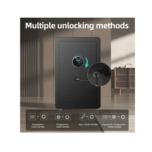 Deli ET632 Fingerprint Password Digital Safe Box