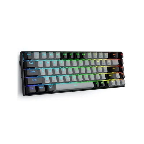 E-YOOSO Z686 (Gray Black) RGB 68 Keys Mechanical Keyboard