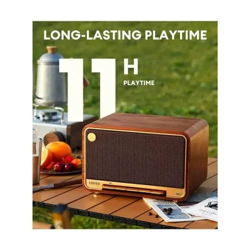 Edifier D32 Portable Bluetooth Brown Tabletop Speaker