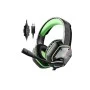 EKSA E1000 Noise Cancelling Wired 7.1 Surround USB Gaming Headset (Green)