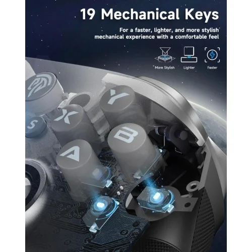 EasySMX X10 Tri-Mode Wireless Controller with Mechanical Buttons