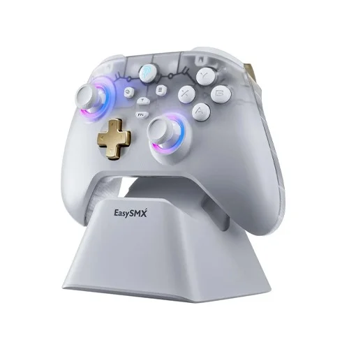 EasySMX D05 Multiplatform Hall Effect Joysticks and Triggers Gaming Controller with Smart Charging Dock