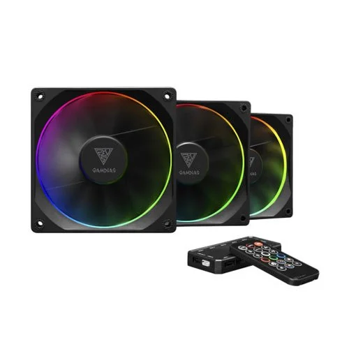 Gamdias AEOLUS M3-1203R 120mm ARGB Casing Cooling Fan