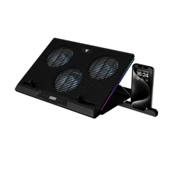 Gamdias AETHER M1 RGB Laptop Cooler With Phone Stand