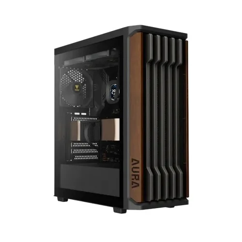 Gamdias AURA GC11 WOOD Mid-Tower ATX Gaming Casing