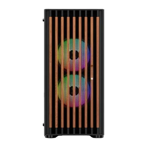 Gamdias AURA GC4 Real Walnut Wood Mesh RGB ATX Gaming Case