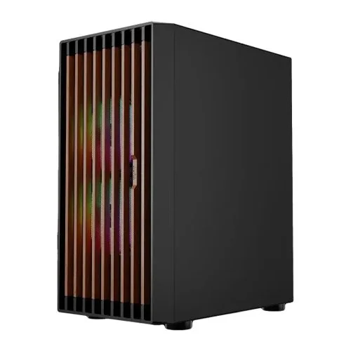 Gamdias AURA GC4 Real Walnut Wood Mesh RGB ATX Gaming Case