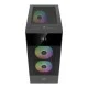 Gamdias AURA GC5 Digital Display Mesh RGB Mid-Tower ATX Gaming Casing