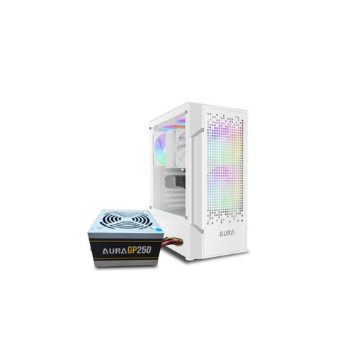 Gamdias AURA GC7 WH RGB ATX Mid-Tower Gaming Case With PSU