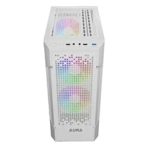 Gamdias AURA GC7 WH RGB ATX Mid-Tower Gaming Casing