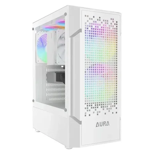 Gamdias AURA GC7 WH RGB ATX Mid-Tower Gaming Casing