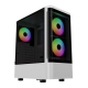 Gamdias TALOS E3 CG WH Mid Tower ARGB Case