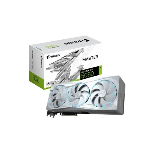 Gigabyte AORUS GeForce RTX 5080 MASTER ICE 16G Graphics Card