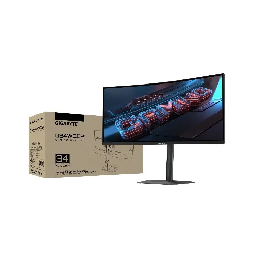 GIGABYTE G34WQC2 34 Inch 200Hz WQHD VA Ultra Wide Curved Gaming Monitor