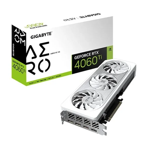 GIGABYTE GeForce RTX 4060 Ti AERO OC 8G GDDR6 Graphics Card
