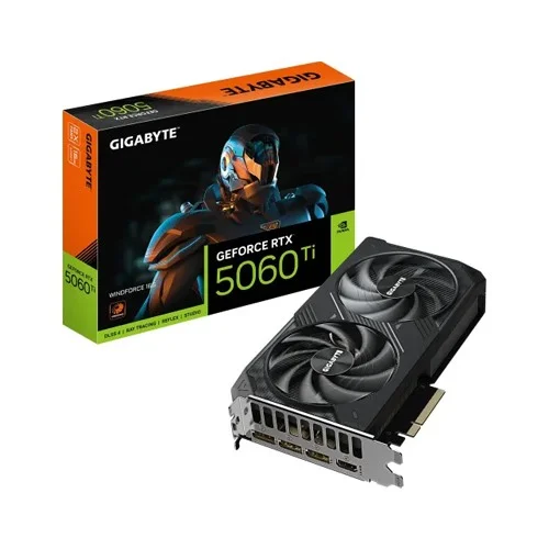 Gigabyte GeForce RTX 5060 Ti WINDFORCE OC 16G GDDR7 Graphics Card