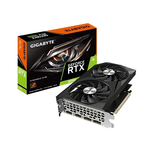 GIGABYTE GeForce RTX™ 3050 WINDFORCE V2 8G GDDR6 Graphics Card