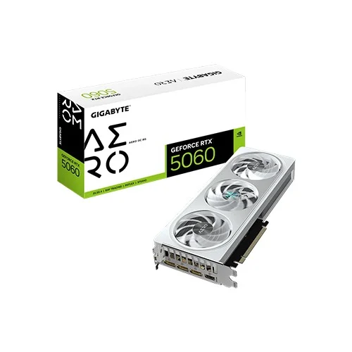 GIGABYTE GeForce RTX™ 5060 AERO OC 8G GDDR7 Graphics Card